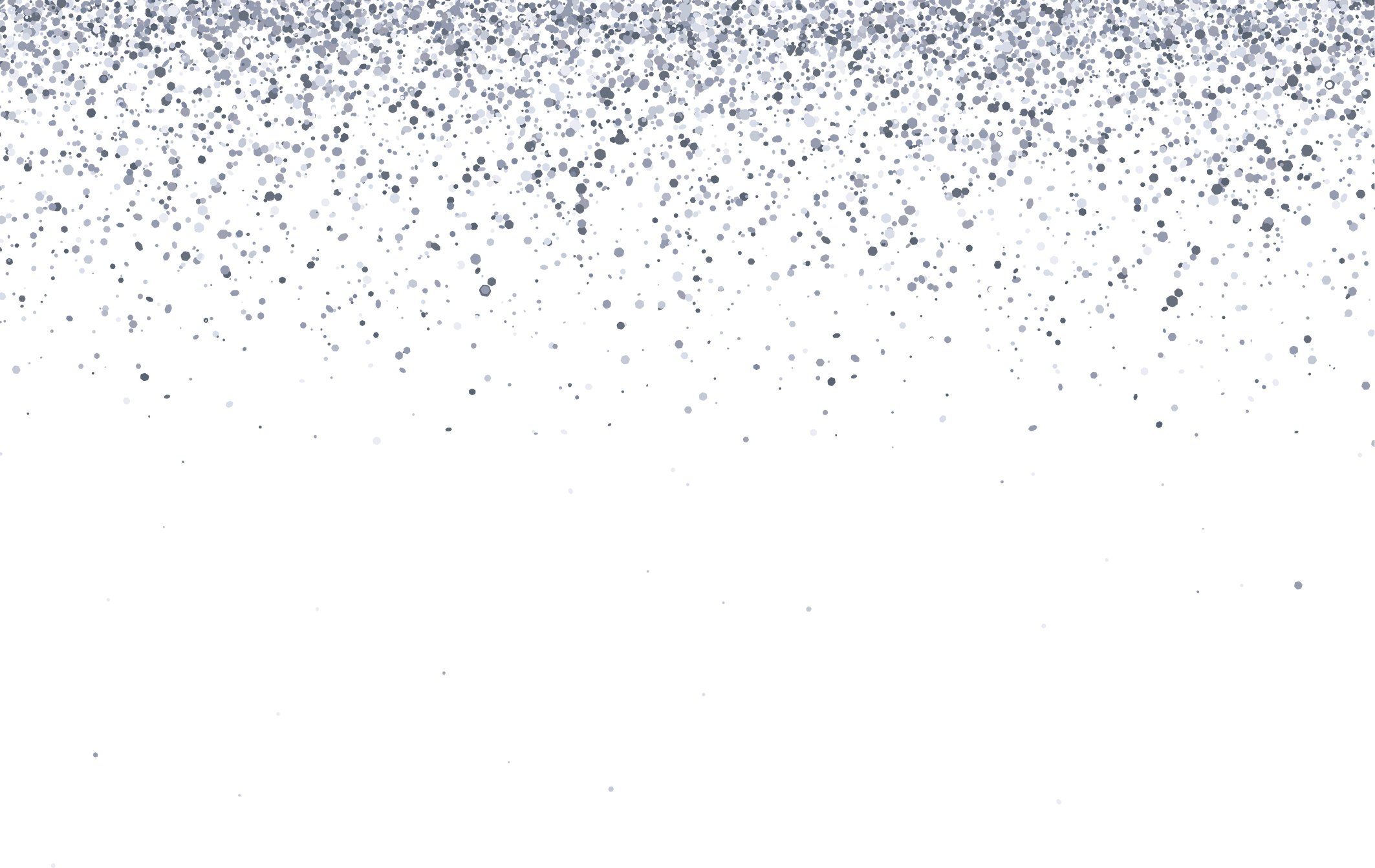Silver Glitter Confetti Background
